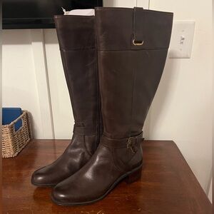 Bandolino Dark Brown Over the Knee Boots size 8.5M